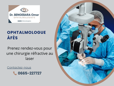 Chirurgie réfractive au laser à Fès avec le Dr Bengebara Omar