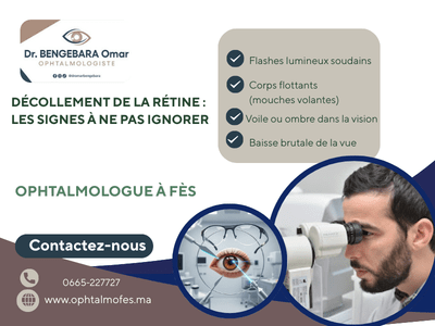 Quels sont les premiers signes du décollement de la rétine ?